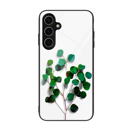 Colorful Painted Glass Phone Case, For Samsung Galaxy S24 FE 5G