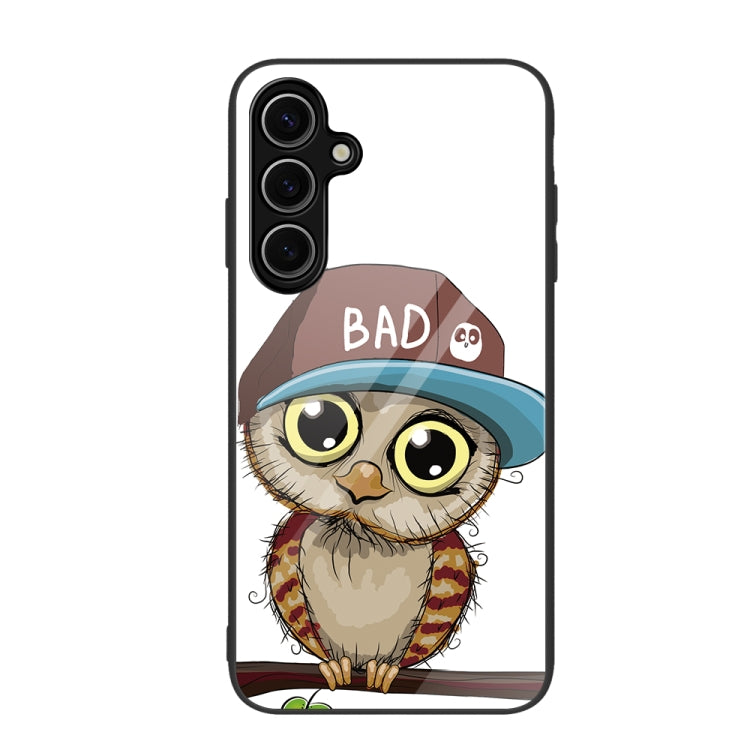 Colorful Painted Glass Phone Case, For Samsung Galaxy S24 FE 5G