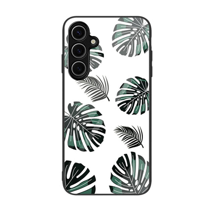 Colorful Painted Glass Phone Case, For Samsung Galaxy S24 FE 5G