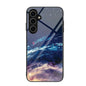 Colorful Painted Glass Phone Case, For Samsung Galaxy S24 FE 5G