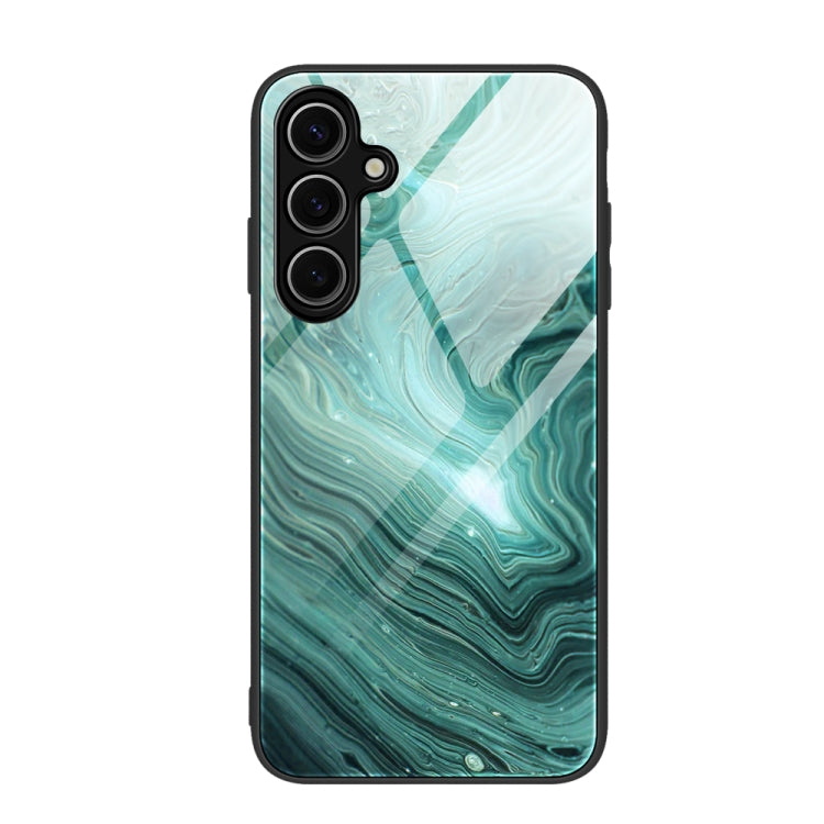 Marble Pattern Glass Protective Phone Case