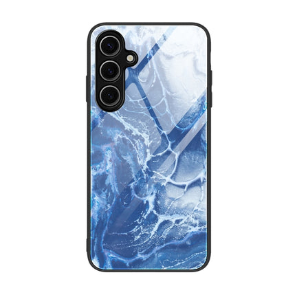 Marble Pattern Glass Protective Phone Case