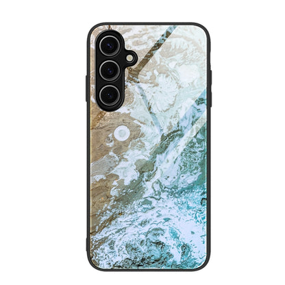 Marble Pattern Glass Protective Phone Case