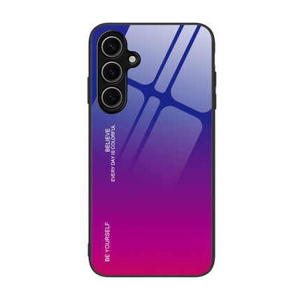 Gradient Color Glass Phone Case, For Samsung Galaxy S24 FE 5G