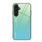 Gradient Color Glass Phone Case, For Samsung Galaxy S24 FE 5G