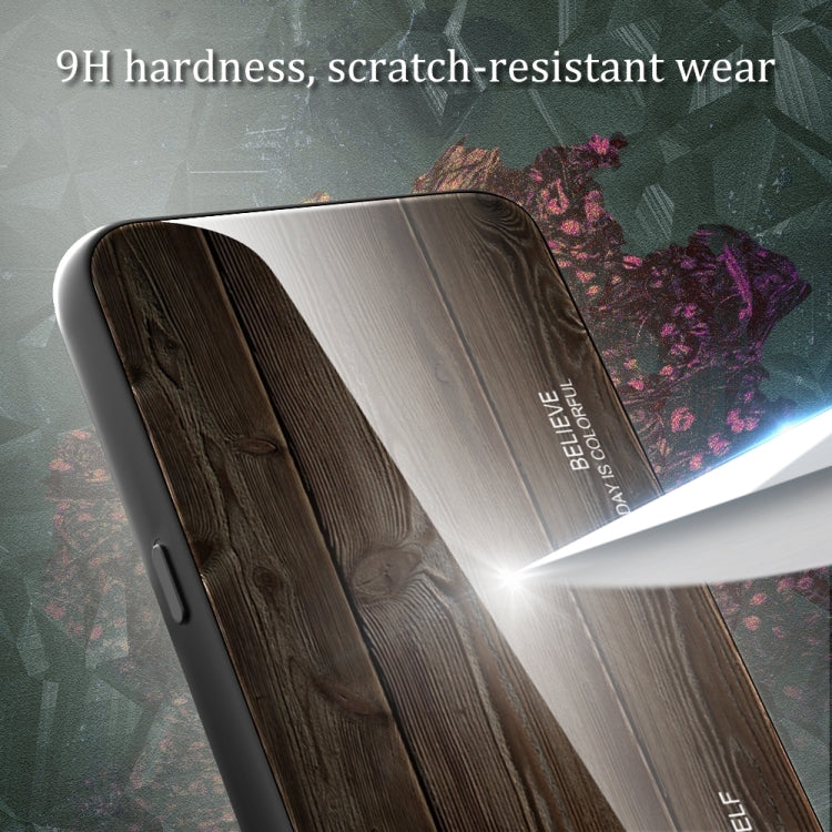 Wood Grain Glass Phone Case, For Samsung Galaxy S24 FE 5G