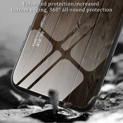 Wood Grain Glass Phone Case, For Samsung Galaxy S24 FE 5G