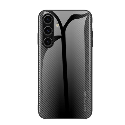 Texture Gradient Glass TPU Phone Case, For Samsung Galaxy S26+ 5G, For Samsung Galaxy S26 Ultra 5G, For Samsung Galaxy S26 5G, For Samsung Galaxy S24 FE 5G