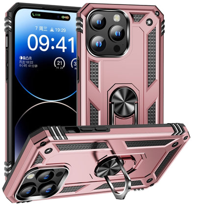 Shockproof TPU Hybrid PC Phone Case with Holder, For iPhone 16 Pro Max, For iPhone 16 Pro, For iPhone 16 Plus