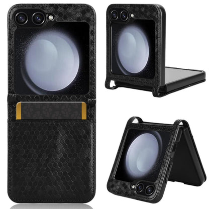 Honeycomb Dot Texture Leather Phone Case