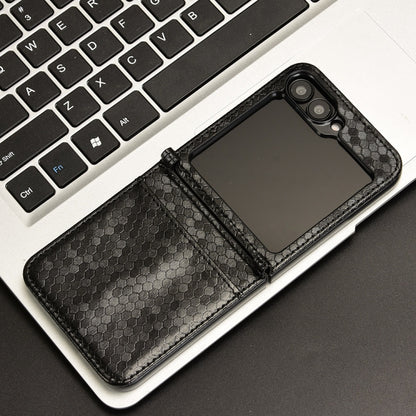 Honeycomb Dot Texture Leather Phone Case