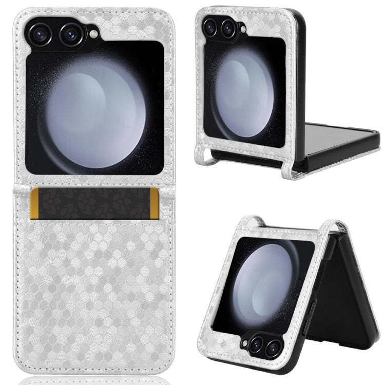 Honeycomb Dot Texture Leather Phone Case, For Samsung Galaxy Z Flip7 FE / Z Flip6 5G, For Samsung Galaxy Z Fold7 5G, For Samsung Galaxy Z Flip7 5G, For Samsung Galaxy Z Fold6 5G
