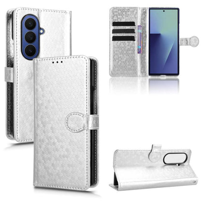 Honeycomb Dot Texture Leather Phone Case, For Samsung Galaxy Z Flip7 FE / Z Flip6 5G, For Samsung Galaxy Z Fold7 5G, For Samsung Galaxy Z Flip7 5G, For Samsung Galaxy Z Fold6 5G
