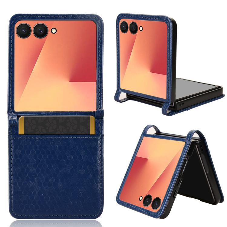 Honeycomb Dot Texture Leather Phone Case, For Samsung Galaxy Z Flip7 FE / Z Flip6 5G, For Samsung Galaxy Z Fold7 5G, For Samsung Galaxy Z Flip7 5G, For Samsung Galaxy Z Fold6 5G