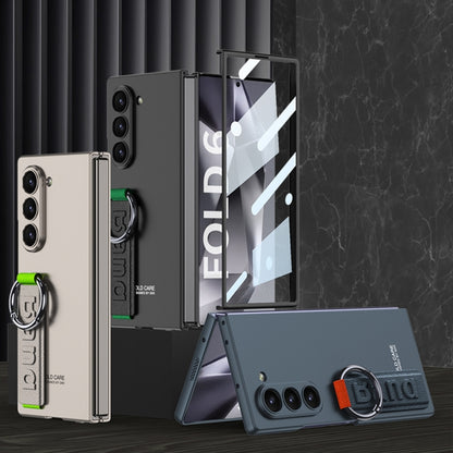 GKK Integrated Big Hole Side Wrist Strap Ring Phone Case, For Samsung Galaxy Z Fold6