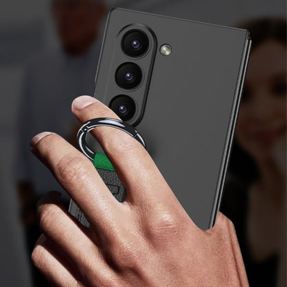 GKK Integrated Big Hole Side Wrist Strap Ring Phone Case, For Samsung Galaxy Z Fold6