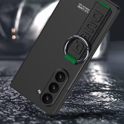 GKK Integrated Big Hole Side Wrist Strap Ring Phone Case, For Samsung Galaxy Z Fold6