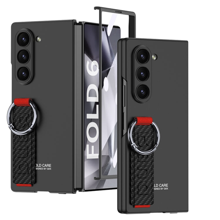 GKK Integrated Big Hole Side Wrist Strap Ring Phone Case, For Samsung Galaxy Z Fold6