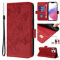 Embossed Rose RFID Anti-theft Leather Phone Case, For iPhone 13 mini, For iPhone 12  / 12 Pro, For iPhone 12 Pro Max, For iPhone 12 mini