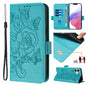 Embossed Rose RFID Anti-theft Leather Phone Case, For iPhone SE 2024, For iPhone 16 Pro Max, For iPhone 16 Pro, For iPhone 16 Plus