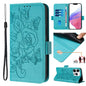 Embossed Rose RFID Anti-theft Leather Phone Case, For iPhone SE 2024, For iPhone 16 Pro Max, For iPhone 16 Pro, For iPhone 16 Plus