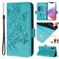Embossed Rose RFID Anti-theft Leather Phone Case, For iPhone 11 Pro Max, For iPhone 11, For iPhone 11 Pro, For iPhone XS / X