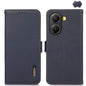 KHAZNEH Side-Magnetic Litchi Genuine Leather RFID Phone Case, For Redmi K90/Poco F8 Pro, For Redmi Note 15 Pro 5G Global 163.6mm, For Redmi 13x, For Redmi Note 14S 4G, For Redmi Turbo 4 Pro, For Redmi Turbo 4 / Poco X7 Pro