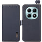 KHAZNEH Side-Magnetic Litchi Genuine Leather RFID Phone Case, For Redmi A7 Pro 171mm / Poco C85x 5G, For Redmi Turbo 5 Max 5G / Poco X8 Pro Max 5G, For Redmi Turbo 5 5G / Poco X8 Pro 5G, For Redmi Note 15 Pro+ 5G Global 163.3mm                         ...