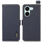 KHAZNEH Side-Magnetic Litchi Genuine Leather RFID Phone Case, For Redmi Turbo 5 Max 5G / Poco X8 Pro Max 5G, For Redmi Turbo 5 5G / Poco X8 Pro 5G, For Redmi Note 15 Pro+ 5G Global 163.3mm, For Redmi Note 15 5G Global 164mm                             ...
