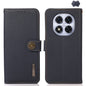 KHAZNEH Custer Texture RFID Genuine Leather Phone Case, For Redmi Turbo 4 Pro, For Redmi Turbo 4, For Redmi Note 14 5G, For Redmi Note 14 Pro 5G, For Redmi 14C 4G, For Redmi 13 4G