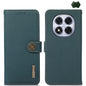 KHAZNEH Custer Texture RFID Genuine Leather Phone Case, For Redmi Turbo 4 Pro, For Redmi Turbo 4, For Redmi Note 14 5G, For Redmi Note 14 Pro 5G, For Redmi 14C 4G, For Redmi 13 4G
