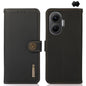 KHAZNEH Custer Texture RFID Genuine Leather Phone Case, For Redmi Note 15 Pro 5G Global 163.6mm, For Redmi 13x, For Redmi Note 14S 4G, For Redmi Turbo 4 Pro, For Redmi Turbo 4, For Redmi Note 14 5G, For Redmi Note 14 Pro 5G, For Redmi 14C 4G