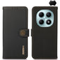 KHAZNEH Custer Texture RFID Genuine Leather Phone Case, For Redmi A7 Pro 171mm / Poco C85x 5G, For Redmi Turbo 5 Max / Poco X8 Pro Max, For Redmi Turbo 5 5G / Poco X8 Pro 5G, For Redmi Note 15 Pro+ 5G Global 163.3mm, For Redmi Note 15 5G Global 164mm  ...