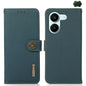 KHAZNEH Custer Texture RFID Genuine Leather Phone Case, For Redmi A7 Pro 171mm / Poco C85x 5G, For Redmi Turbo 5 Max / Poco X8 Pro Max, For Redmi Turbo 5 5G / Poco X8 Pro 5G, For Redmi Note 15 Pro+ 5G Global 163.3mm, For Redmi Note 15 5G Global 164mm  ...