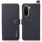 KHAZNEH Custer Texture RFID Genuine Leather Phone Case, For Redmi A7 Pro 171mm / Poco C85x 5G, For Redmi Turbo 5 Max / Poco X8 Pro Max, For Redmi Turbo 5 5G / Poco X8 Pro 5G, For Redmi Note 15 Pro+ 5G Global 163.3mm, For Redmi Note 15 5G Global 164mm  ...