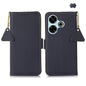 Side-Magnetic TJ Genuine Leather RFID Phone Case