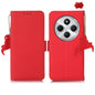 Side-Magnetic TJ Genuine Leather RFID Phone Case