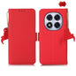 Side-Magnetic TJ Genuine Leather RFID Phone Case
