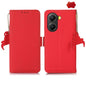 Side-Magnetic TJ Genuine Leather RFID Phone Case