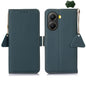 Side-Magnetic TJ Genuine Leather RFID Phone Case