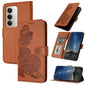 Datura Flower Embossed Flip Leather Phone Case, For Redmi 15 5G Global / 15 4G SEA 169.5mm, For Redmi 15 5G / 4G EU 171mm, For Redmi Turbo 4 Pro / Poco F7