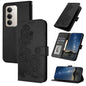 Datura Flower Embossed Flip Leather Phone Case, For Redmi 15 5G Global / 15 4G SEA 169.5mm, For Redmi 15 5G / 4G EU 171mm, For Redmi Turbo 4 Pro / Poco F7