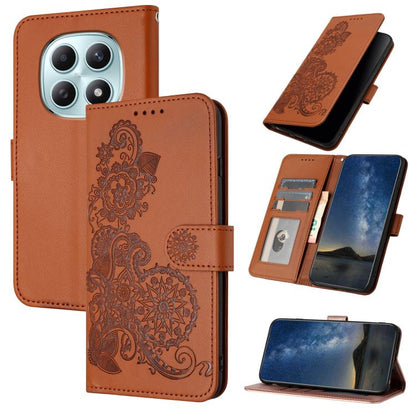 Datura Flower Embossed Flip Leather Phone Case, For Redmi Note 15 4G / 5G 164mm / Poco M8 5G, For Redmi K90 Pro Max / Poco F8 Ultra 5G, For Redmi K90 / Poco F8 Pro 5G