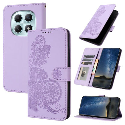 Datura Flower Embossed Flip Leather Phone Case, For Redmi Note 15 4G / 5G 164mm / Poco M8 5G, For Redmi K90 Pro Max / Poco F8 Ultra 5G, For Redmi K90 / Poco F8 Pro 5G
