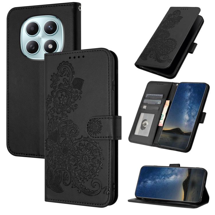 Datura Flower Embossed Flip Leather Phone Case, For Redmi Note 15 4G / 5G 164mm / Poco M8 5G, For Redmi K90 Pro Max / Poco F8 Ultra 5G, For Redmi K90 / Poco F8 Pro 5G