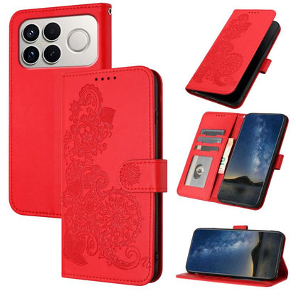 Datura Flower Embossed Flip Leather Phone Case, For Redmi Note 15 4G / 5G 164mm / Poco M8 5G, For Redmi K90 Pro Max / Poco F8 Ultra 5G, For Redmi K90 / Poco F8 Pro 5G