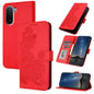 Datura Flower Embossed Flip Leather Phone Case, For Redmi A7 Pro 171mm / Poco C85x 5G, For Redmi Turbo 5 Max / Poco X8 Pro Max, For Redmi Turbo 5 5G / Poco X8 Pro 5G