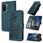 Datura Flower Embossed Flip Leather Phone Case, For Redmi A7 Pro 171mm / Poco C85x 5G, For Redmi Turbo 5 Max / Poco X8 Pro Max, For Redmi Turbo 5 5G / Poco X8 Pro 5G