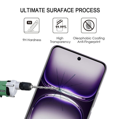 Edge Glue 9H HD 3D Curved Edge Tempered Glass Film, For OPPO Reno12 Pro Global, For OPPO Reno12 Global