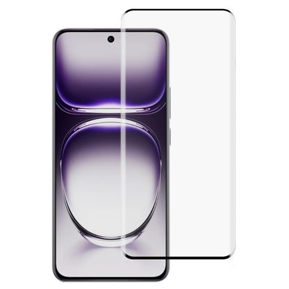 Edge Glue 9H HD 3D Curved Edge Tempered Glass Film, For OPPO Reno12 Pro Global, For OPPO Reno12 Global